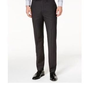 Calvin Klein Slim-Fit Solid Dress Pants